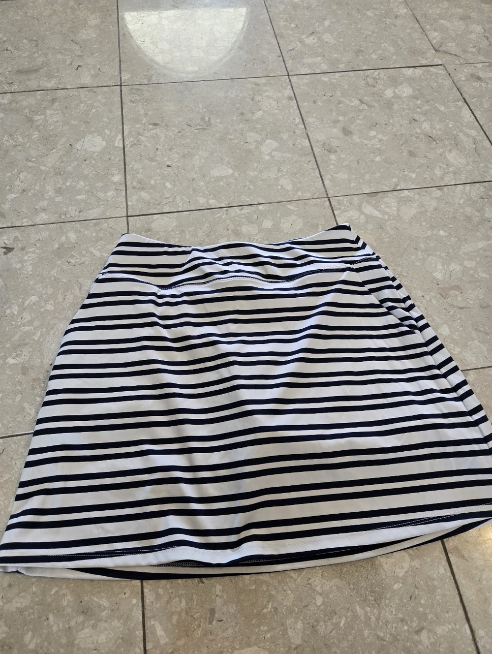 Tommy Bahama Athletic Skirt Skort - Small - Navy And Cream Stripe